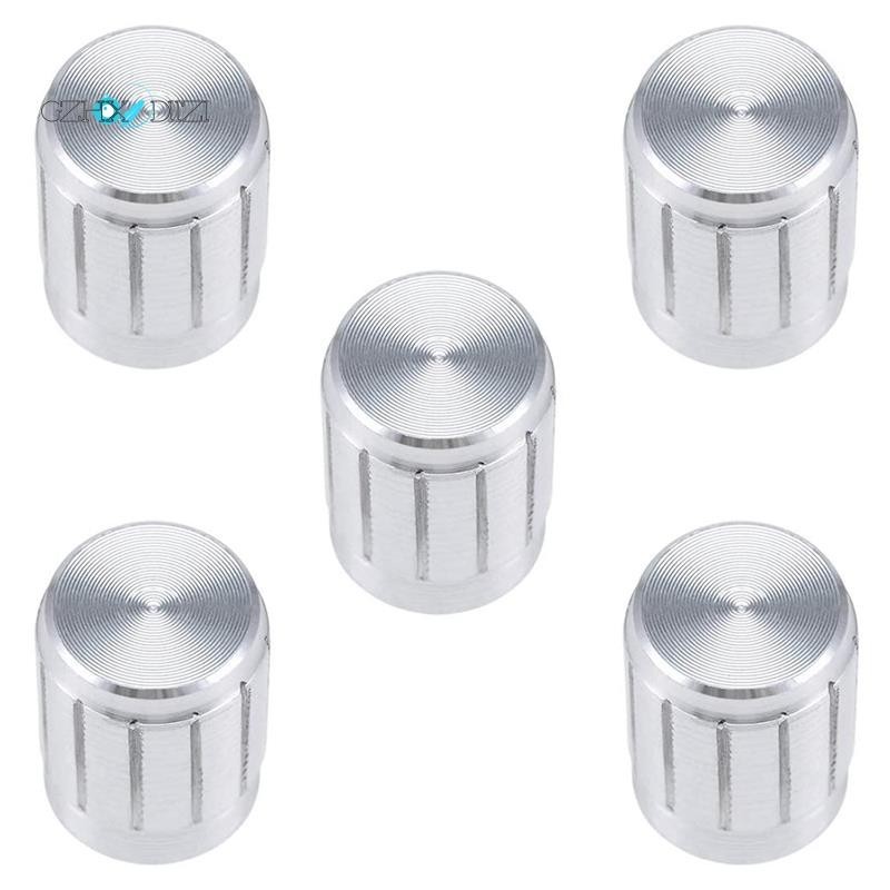 5 Chiếc 13X 17mm Hợp Kim Nhôm Chiết Áp Điều Khiển Âm Lượng Núm Xoay Có