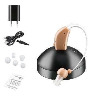 ※optimistic☞Rechargeable Hearing Aids Sound Voice Amplifier Low Noise Behind The Ear[8/11