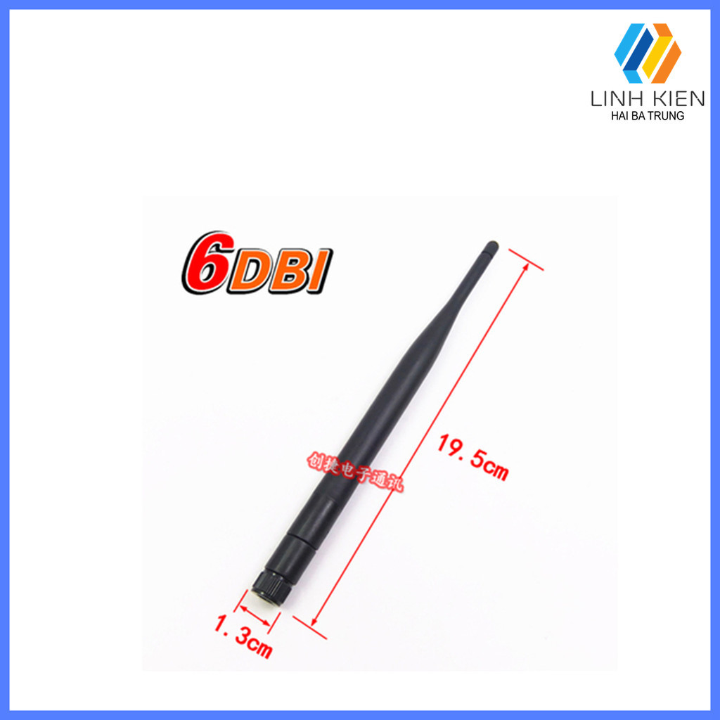 [Có sẵn] Anten GSM 4G 3G 2G GPRS 6db SMS Đực Dài 19.5cm