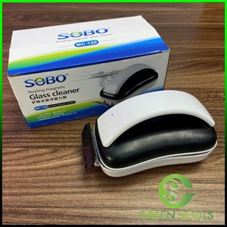 Cọ rêu nam châm có đầu cạo nhựa - lau kính bể cá có đầu cạo rêu rất tiện lợi - Sobo MC