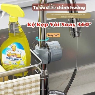 Kệ Kẹp Vòi Grand Haven kẹp kệ  Rửa Bát Chất Liệu Nhôm Không Gỉ Xoay 360 Độ Tiện Dụng Dễ Dàng Tháo Rửa