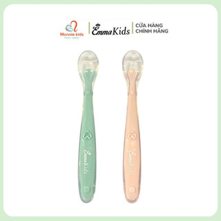 Thìa ăn dặm silicone cho bé Emma Kids 723, muỗng ăn dặm an toàn cho trẻ - Monnie Kids