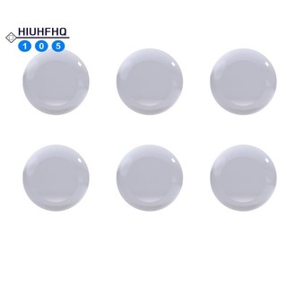 6 Cái Nút Chặn Cửa 2 Inch Bảo Vệ Tường, Núm Cửa Trong Suốt, Núm Cửa Tròn Tấm Chắn Tường, Bảo Vệ Tường Cho Tay Cầm Cửa