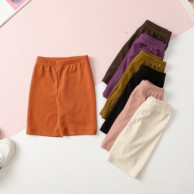 Quần legging dáng ngắn LITIBABY trơn màu, cotton tăm cho bé 9kg - 22kg