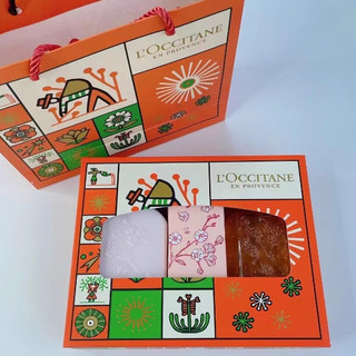 Bộ ba loại gel tắm hoa anh đào mới của L 'occitane, hộp quà tặng ngày lễ cho người bạn thân nhất