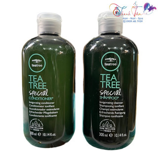 Cặp dầu gội xả trà xanh bạc hà kháng khuẩn và ngăn ngừa Gàu Tea Tree Special Paul Mitchell 300mlx2