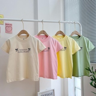 Áo thun Baby tee Nơ Romantic màu basic dễ thương chất liệu cotton 2 chiều co giã, phông form vừa người có size