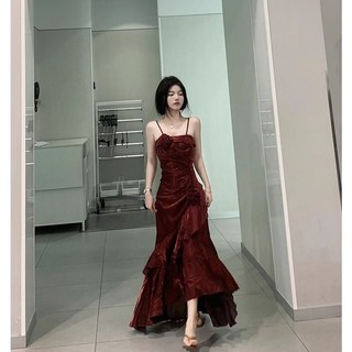 Đầm Đuôi Cá Cao Cấp Pháp Lễ Người Lớn Sinh Nhật Váy Nhỏ