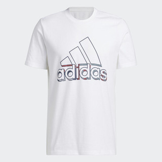 （COD) adidas Phong cách sống Áo Thun Graphic Thể Thao Dynamic Nam trắng HK9160