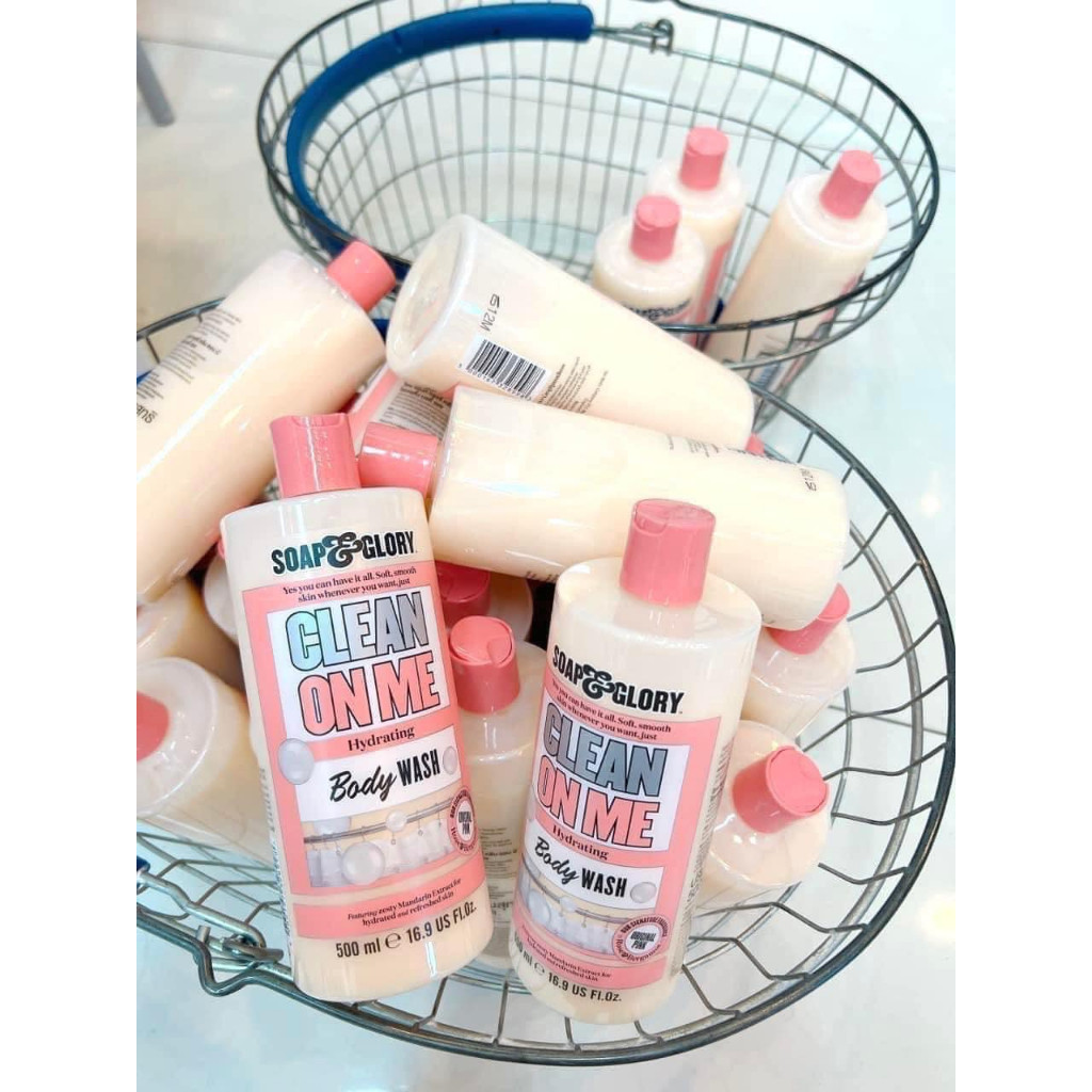 Sữa Tắm Soap and Glory Clean On Me 500ml (Date T11/2026)