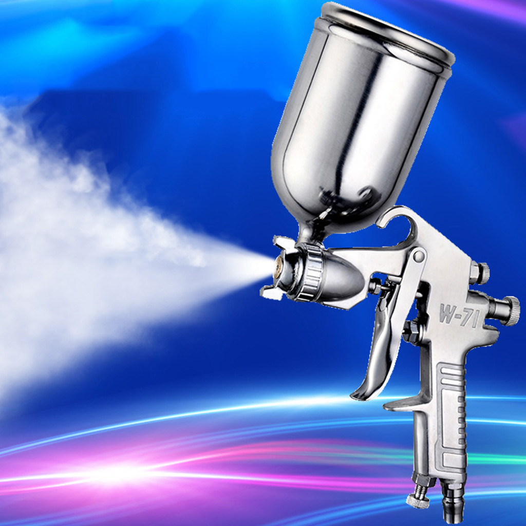 ❈ ่ ❈ 400ML Cup Airbrush Air Tools Chuyên nghiệp Penumatic Airbrush Sơn phun sơn ô tô Đồ nội thất ô 