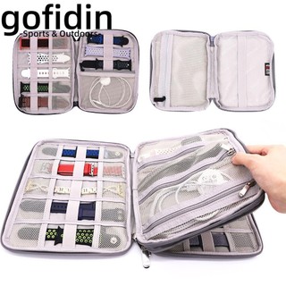 gofidin Đựng Đồng Hồ Di Động Có Dây Đeo Màu Xám/Xám/Đen Mang Đi Du Lịch Tiện Lợi