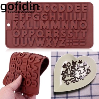 gofidin Silicone Làm Bánh/Sô Cô La/Kẹo Mềm/Sô Cô La Hình Chữ Cái