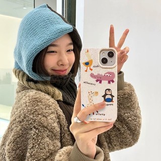 Ốp Điện Thoại Thời Trang Sang Trọng Cho IPhone 11 11 111213 Ốp Điện Thoại Mềm Chống Rơi In Hình Cá Sấu Chim Cánh Cụt Cho IPhone 7 Plus 8 Plus X XR XS Max 78 14 15 Pro Max