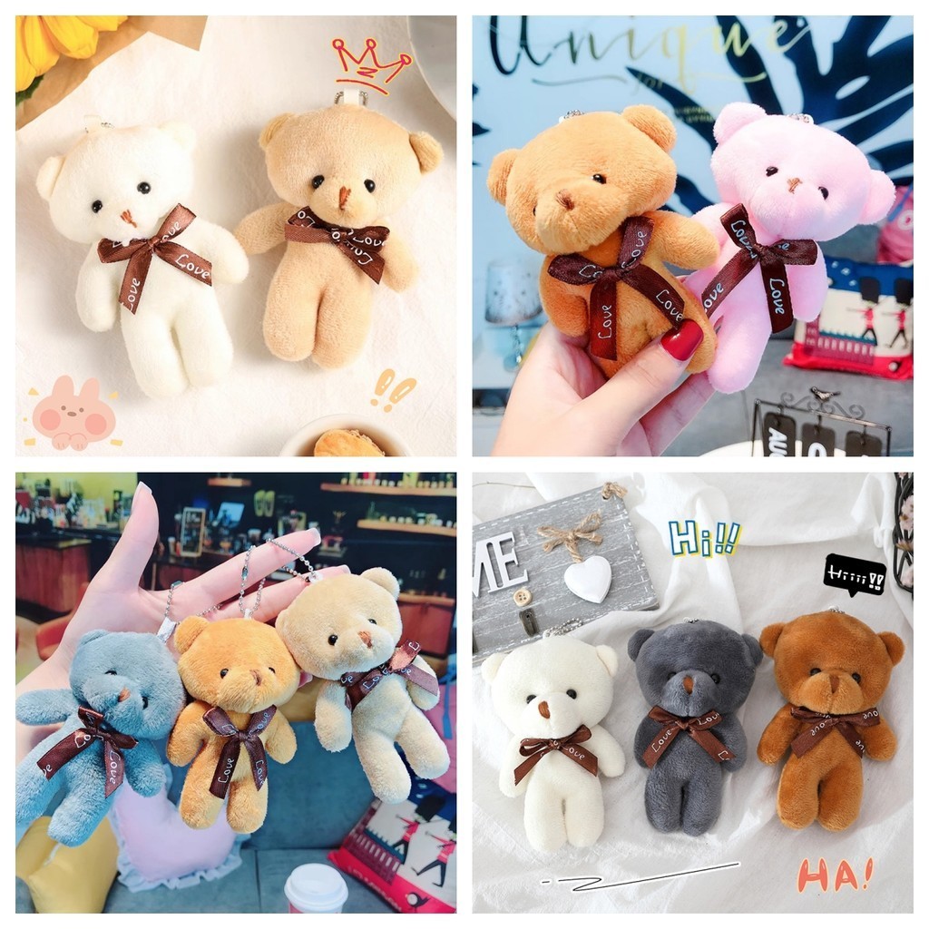 Móc Khóa Gấu Bông teddy Dễ Thương