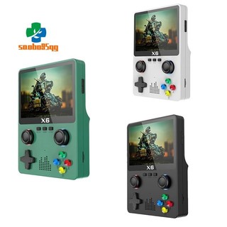 Máy chơi game cầm tay x6 màn hình 3.5inch ips 11 gba video và phụ kiện