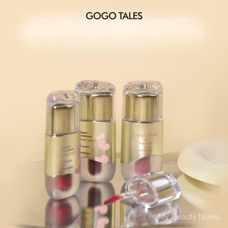 Gogotales Gogo TALES Little Chubby Water Mist Lip Lacquer Matte Lipstick Lip Gloss Water-Sensitive Matte Student GLOD