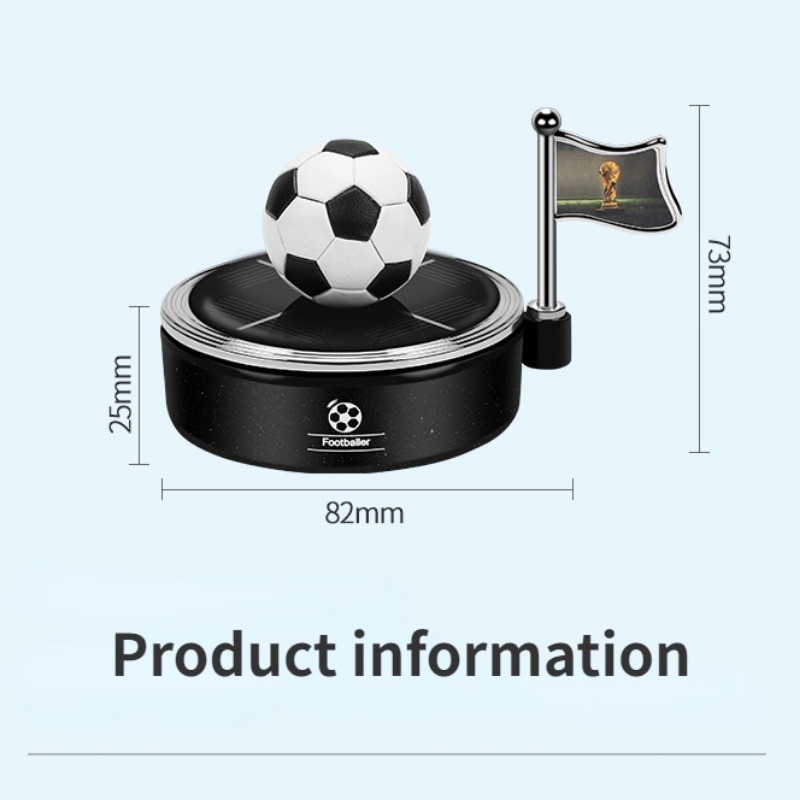 Máy làm mát không khí ô tô Hương liệu Nội thất tự động Máy khuếch tán nước hoa xoay ô tô Trang trí bóng đá Phụ kiện ô tô