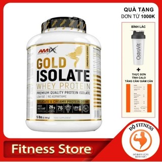 Amix Gold Isolate Whey Protein 5lbs - bổ sung protein, bcaa, eaa vị ngon