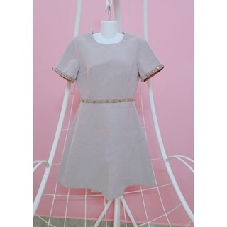✨️Đầm Nữ Tím Tafta, Váy Nữ Thanh Lịch Thời Trang Hàng Hiệu Elise Xuất Dư Size Dưới 57kg✨️