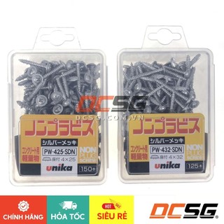 Ốc vít bắt tường, bê tông không cần tắc kê Unika (Đầu dù) mã PW | DCSG