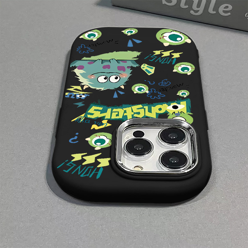 Happy Monster University Full Pack Silicone Matte Case Thích hợp cho Ốp điện thoại Apple IPhone 7 8 