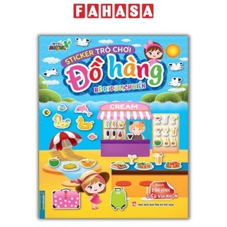 Sách sticker trò chơi đồ hàng - bé đi du lịch biển