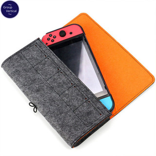 Nhóm Dọc Di Động Cầm Tay Túi Nỉ Mềm Điều Khiển Du Lịch Túi Bảo Vệ Tương Thích Cho Nintendo Switch
