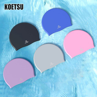 Mũ bơi KOETSU Người lớn Unisex Chuyên nghiệp Chống thấm nước Thoải mái Mũ silicon thời trang Kích thước lớn Huấn luyện Mũ bơi