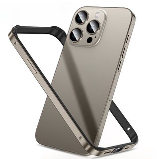 Khung Nhôm Khung Kim Loại Ốp Lưng Mỏng Cứng Cho iPhone15 Pro Max 14 Pro 14 Plus 13 Pro Max 12