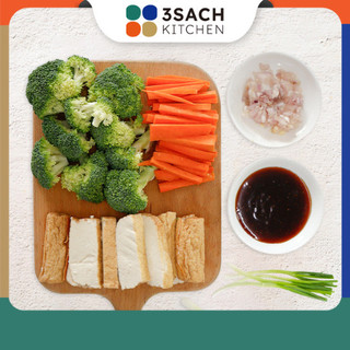 Đậu hũ xào rau củ