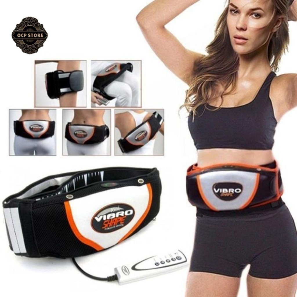 Đai massage bụng , Máy massage bụng lưng vai đùi đai quấn Nóng & Rung, Đai mát xa bụng lưng vai đùi  đa chức năng