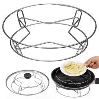 Chảo hấp đa chức năng - Giá đỡ nồi cách nhiệt bằng thép không gỉ đa năng - Kệ đựng đồ nhà bếp gia dụng - Dày, Bền bỉ, Chất lượng cao - Dụng cụ nấu ăn nhà bếp
