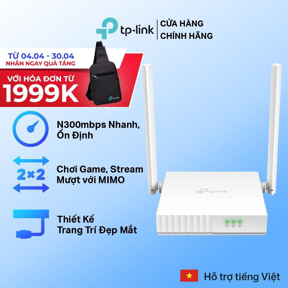 [Hỏa Tốc] Bộ Phát Wifi TP-Link TL-WR820N Chuẩn N 300Mbps Bảo Vệ Mạng Gia Đình Tối Đa