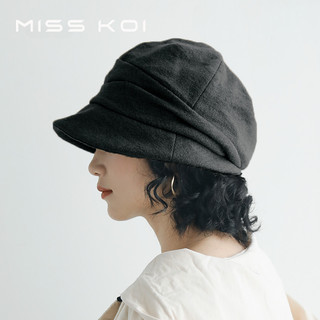 Misskoi  Phiên Bản Hàn Quốc Mũ Phong Cách Xếp Ly Nữ Bốn Mùa Mũ Xô Phong Cách Nhật Bản Tất Cả Trận Đấu Mũ Lưu Vực Mặt Nhỏ Mũ Hình Bát Giác