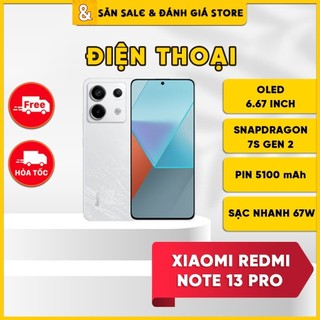 Điện thoại xiaomi redmi note 13 pro 5g - snapdragon 7s gen 2