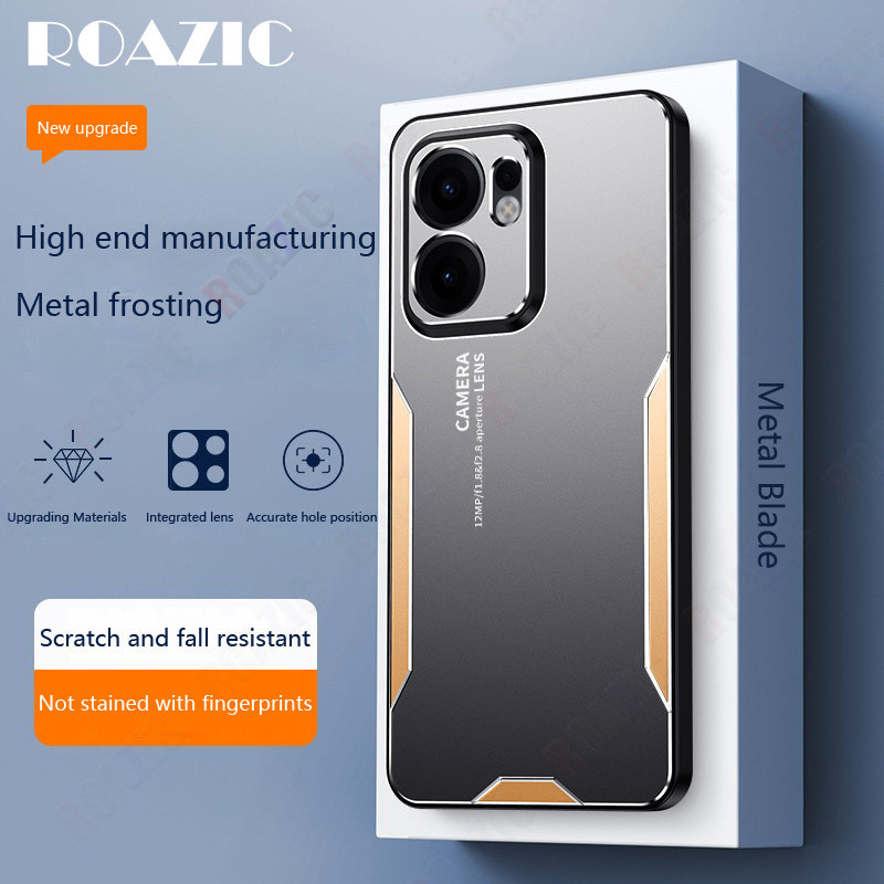 Ốp Điện Thoại Cho OPPO Reno 13F / OPPO Reno 13F 5G / OPPO Reno 13F 4G Vỏ Kim Loại Nhôm Mờ Ốp Lưng Si