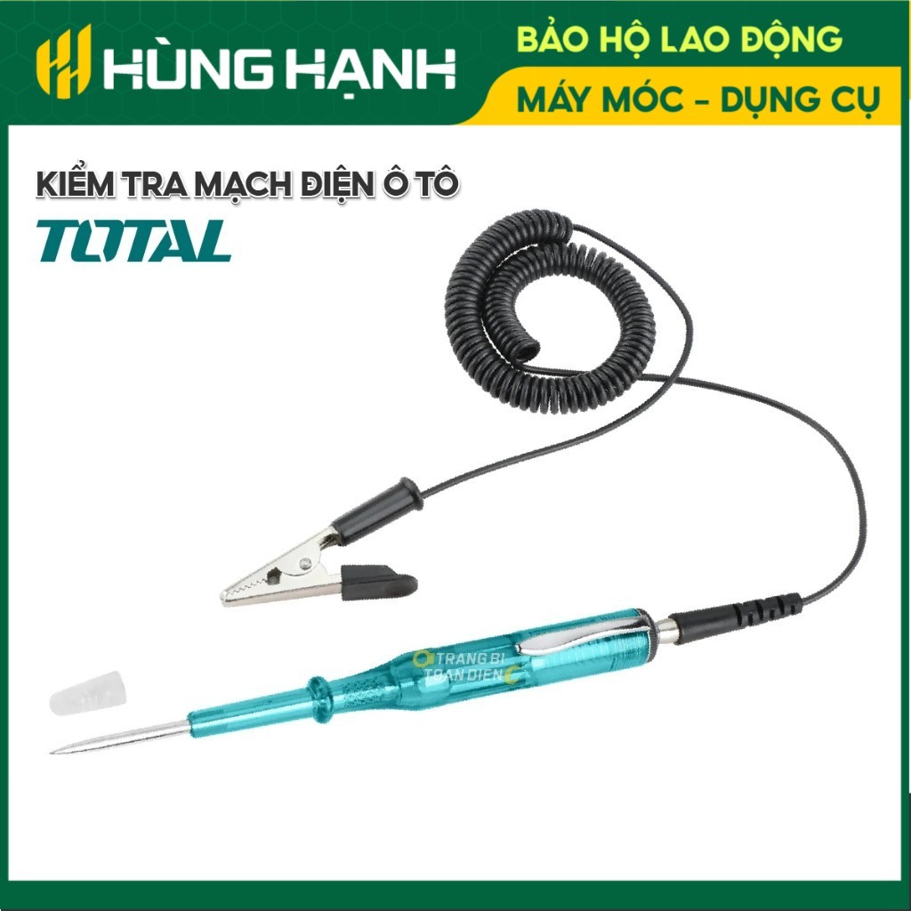 Thiết Bị Kiểm Tra Mạch Điện Xe Ô Tô Total DC 1 chiều, Chiều Dài 2.5m, Tay Cầm Cách Nhiệt AS, chính h