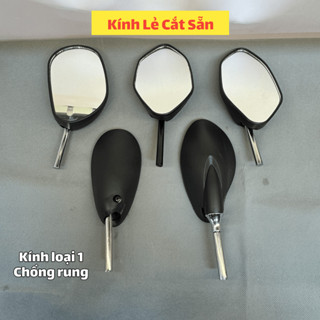  Kính lẻ  Gương lẻ cắt sẵn để thay thế - Không kèm chân xoay 360   Kính Spark 5 cạnh Yaz giọt nước 