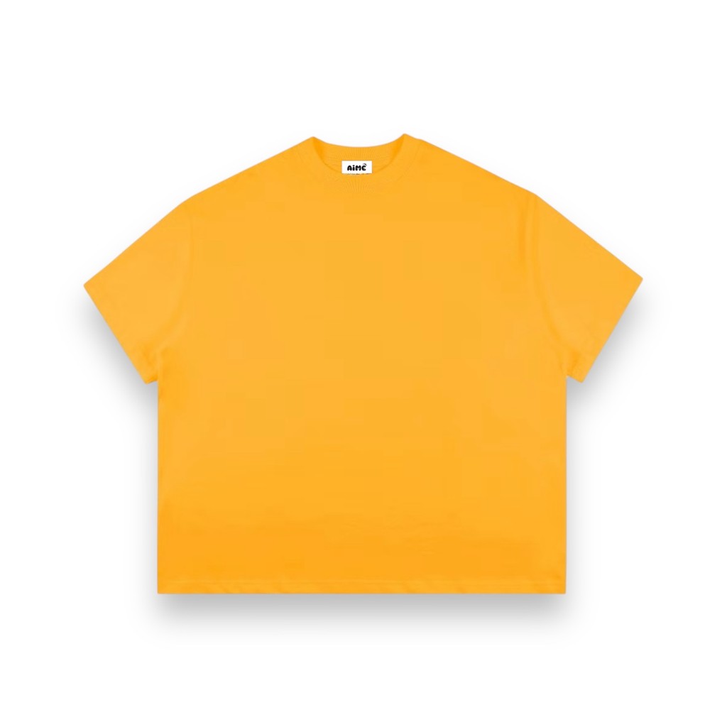 Áo Thun Trơn Boxy Local Brand AIMÉ Basic Cotton Form Rộng Cổ Tròn Unisex Nam Nữ | BigBuy360 - bigbuy360.vn