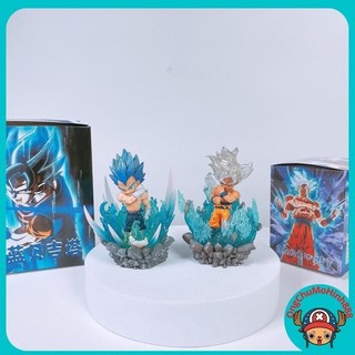 Mô hình Vegeta Super Xayda Blue,Goku vô cực ,Gohan ,mo hình dragonball bản chibi to có led - MH050