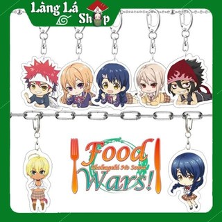 Móc khoá Mica anime Shokugeki no Souma (Vua đầu bếp Soma) - Nhựa Cứng Acrylic In 2 mặt sắc nét ( ảnh thật )
