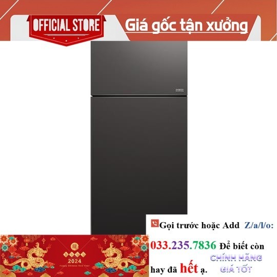 R.ẻ> Tủ lạnh Hitachi Inverter 443 lít R-FVY510PGV0 (GMG)