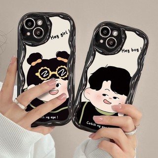 Ốp Điện Thoại Thích Hợp Cho IPhone 11 12 Pro Max X XR XS Max SE 7 Plus 8 Plus IPhone 13 Pro Max IPhone 14 15 Pro Max Thời Trang Cá Tính Phổ Biến Đẹp Trai Và Bé Gái