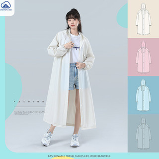 Áo mưa Chất liệu EVA Poncho Áo mưa một mảnh di động trong suốt Sản phẩm không dùng một lần