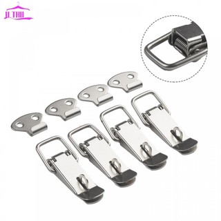 【UTHU】Stainless Steel Toggle Locking Clamps 4PC Lockable Latch Handles for Boxes