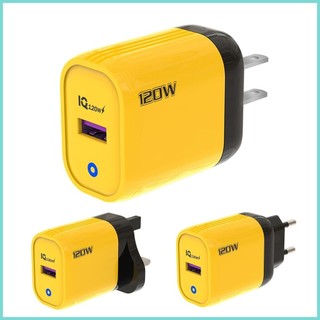 Bộ sạc nhanh 120W Khối sạc điện thoại Cổng sạc USB đơn Bộ sạc sạc nhanh Bộ chuyển đổi nguồn cao Bộ sạc đa năng
