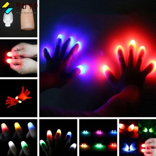 Suyo 1 nhấp nháy ngón tay trò chơi đảng phát sáng đồ chơi ảo thuật lừa đạo cụ sáng lên ngón tay cái
