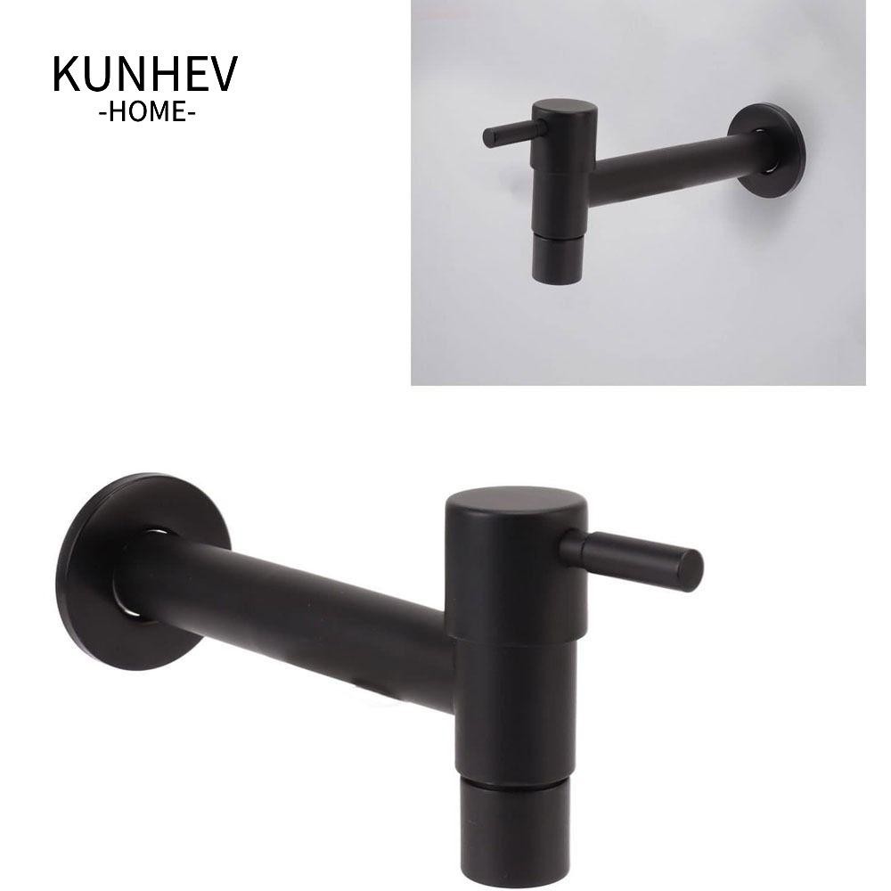 KUNHEV Vòi máy giặt, Vòi trắng đen, Máy giặt inox 304 tiện lợi cho phòng tắm