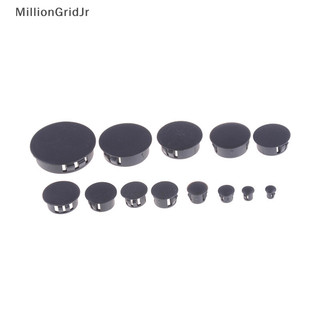 Mlg 4 cái / lốc nhựa đen ống tròn lỗ cắm ống cuối nắp jr
